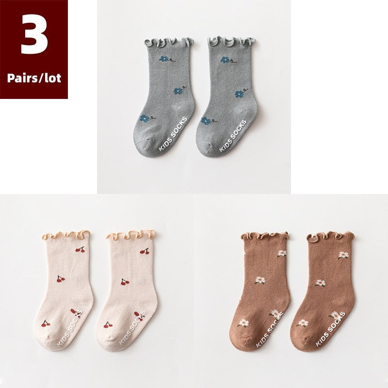 CozySteps™ Anti-Slip Children's Socks (3 Pairs)