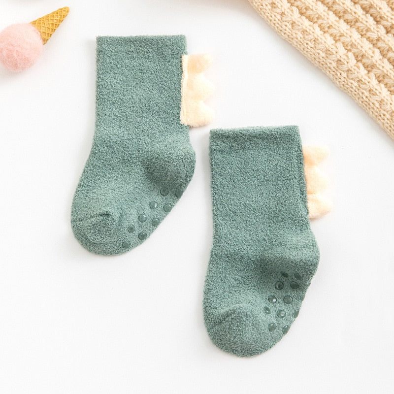 Hug Elephant™ DinoCozy Toddler Fleece socks