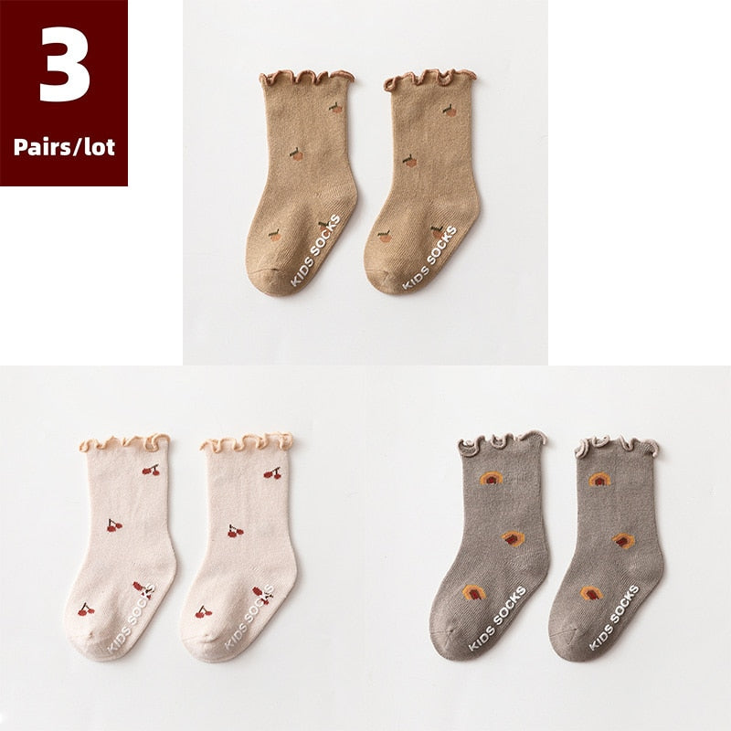 CozySteps™ Anti-Slip Children's Socks (3 Pairs)