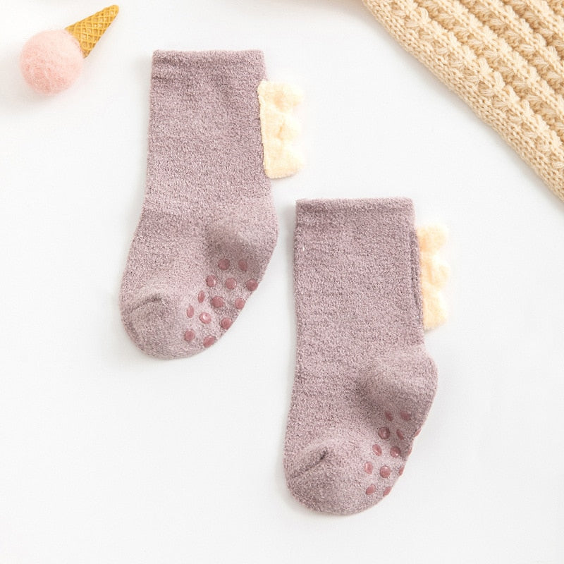 Hug Elephant™ DinoCozy Toddler Fleece socks