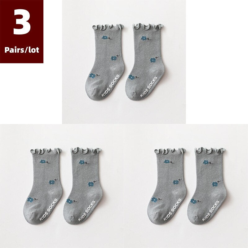 CozySteps™ Anti-Slip Children's Socks (3 Pairs)