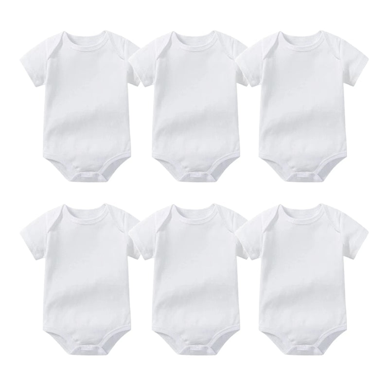 CozyBundles™  White Cotton Bodysuits