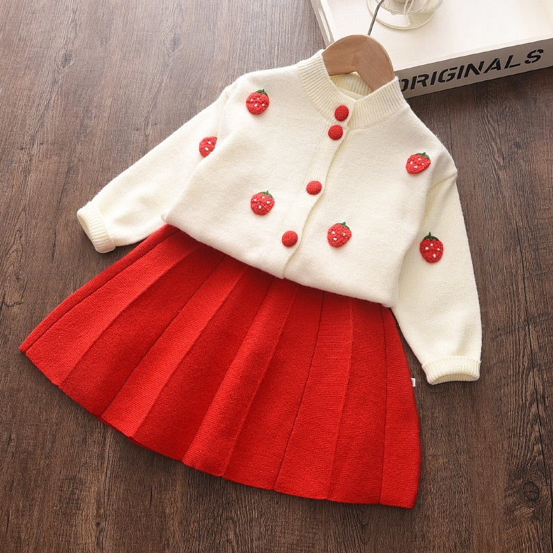 Bowtique™ Fruitful Embroidered Knitted dress