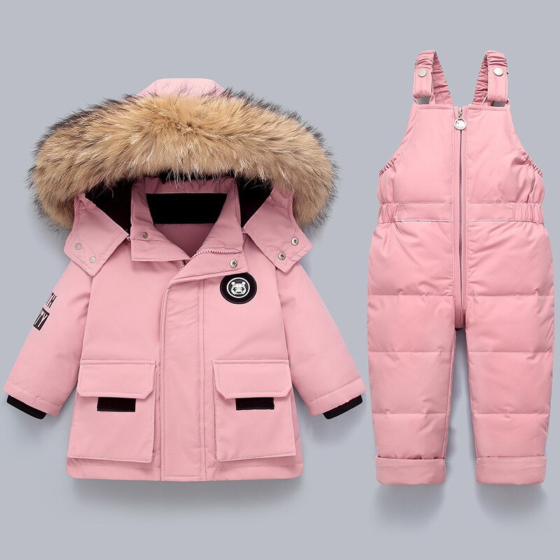 CoLab™ FrostyDays Down Jumpsuit & Fur Hooded Coat