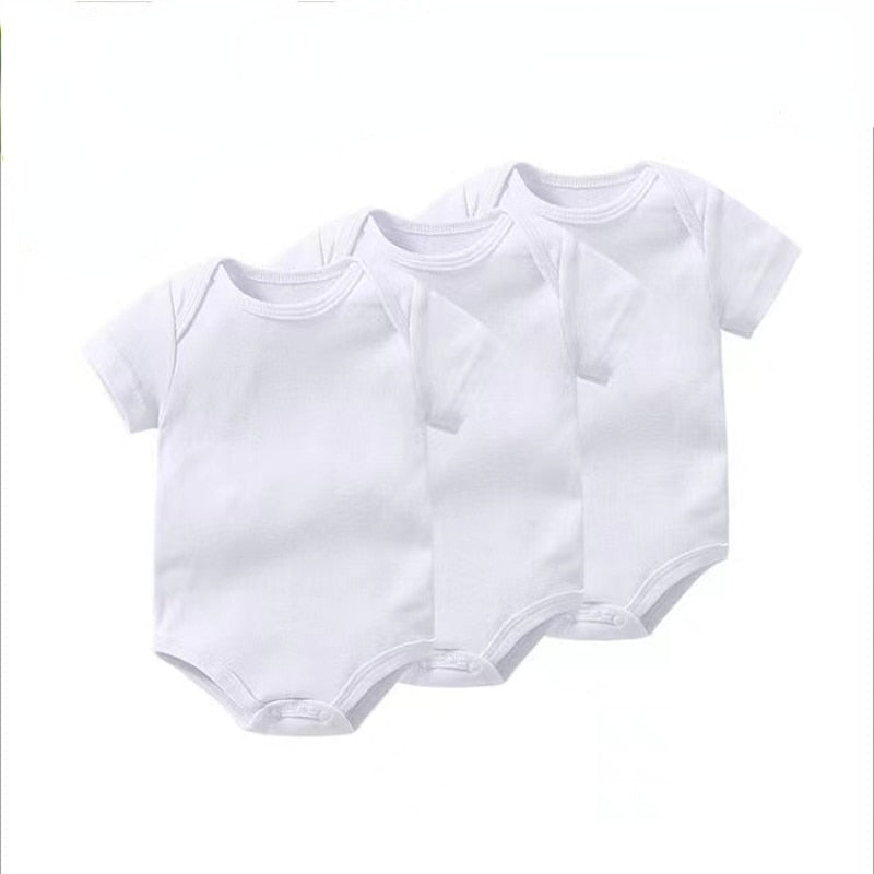 CozyBundles™  White Cotton Bodysuits