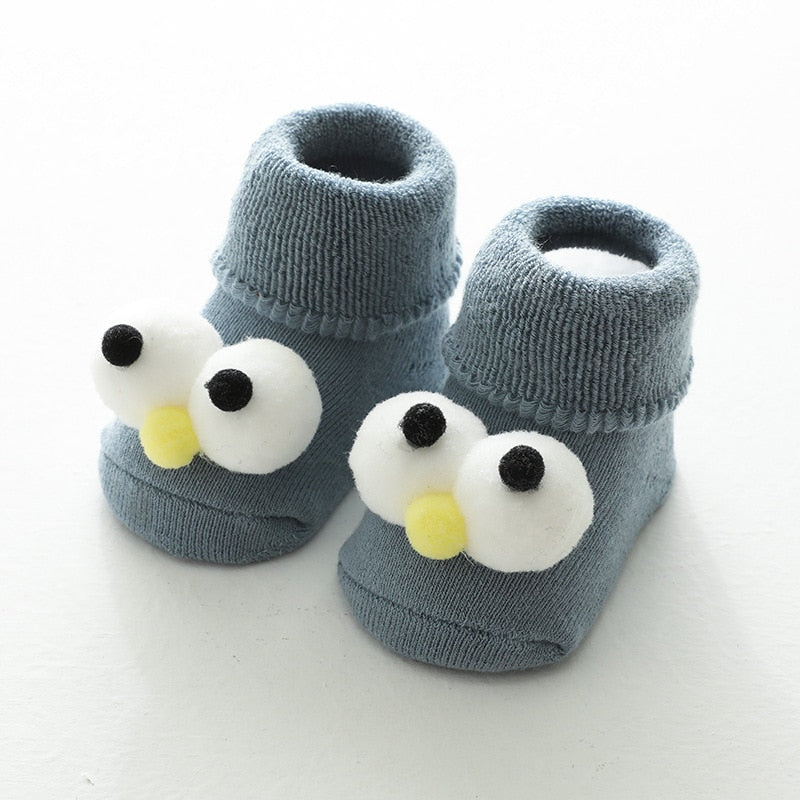 SnuggleToes™ Cartoon Character Baby Socks.