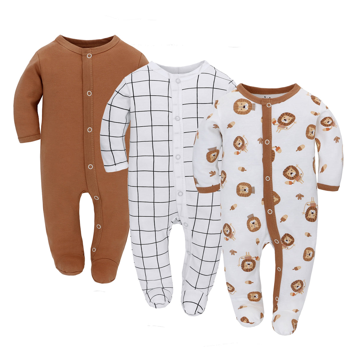 CozyBundles™  Three-Piece Jumpsuit & Hat Set