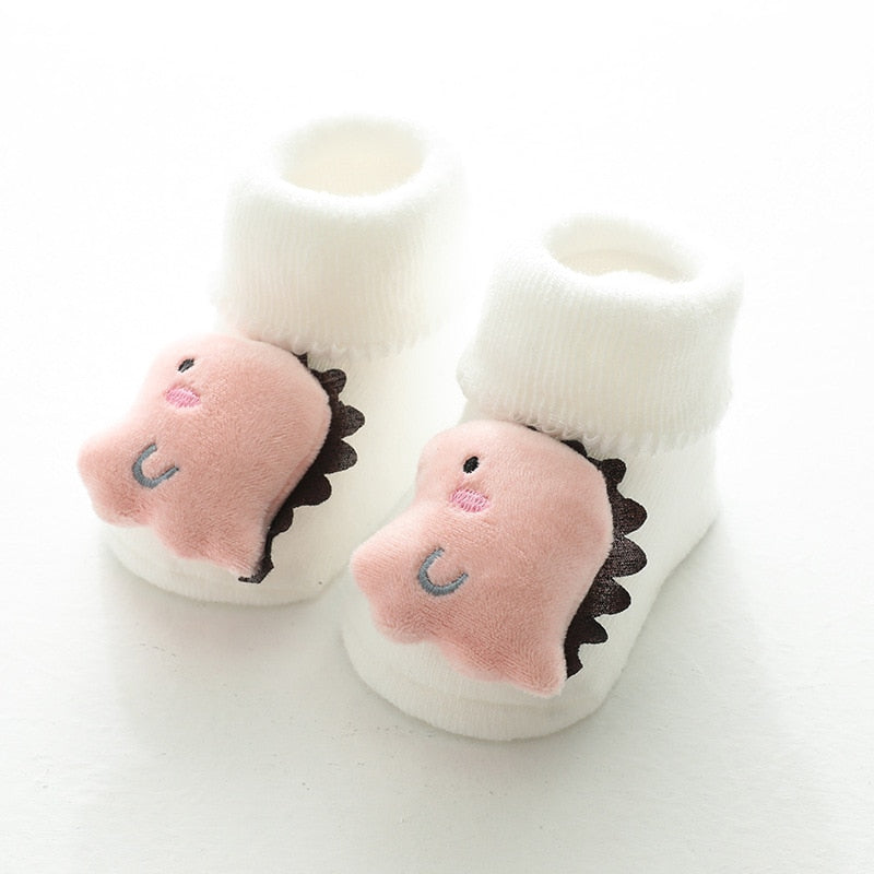 SnuggleToes™ Cartoon Character Baby Socks.